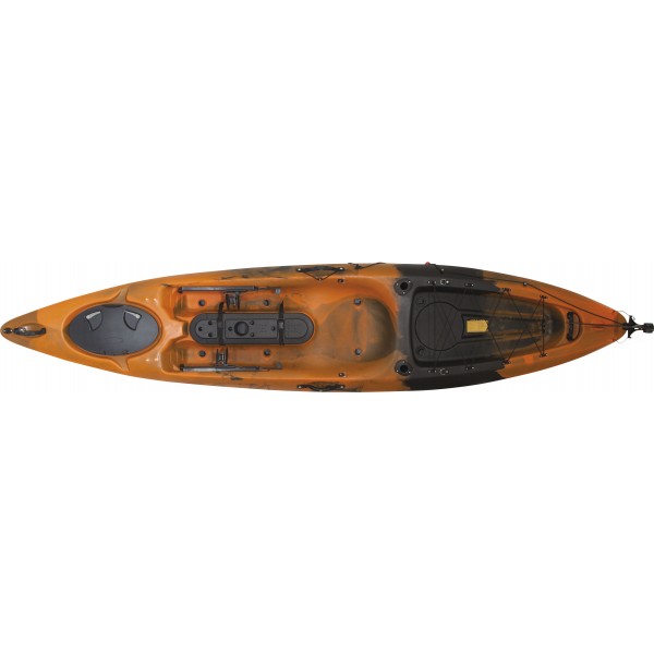 Escape Kayak Dace pro angler 12ft (πορτοκαλί-μαύρο) - 1134616