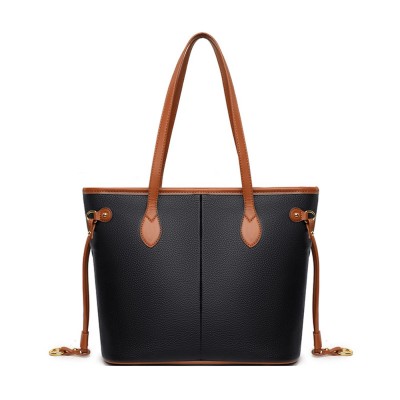 Δερμάτινη Γυναικεία Τσάντα Shopper  Ωμου Cardinal 190 black