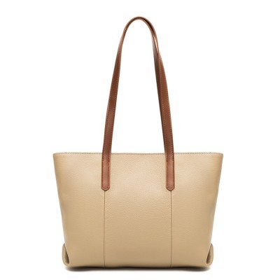 Δερμάτινη Γυναικεία Τσάντα Shopper  Ωμου Cardinal 21555 khaki