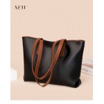 Δερμάτινη Γυναικεία Τσάντα Shopper  Ωμου Cardinal 21555 black