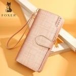 Γυναικείο δερμάτινο πορτοφόλι Foxer 253004F rose gold