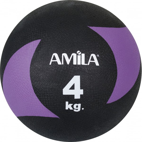 Amila Μπάλα Medicine Ball Original Rubber 4kg - 44638