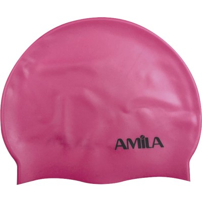 Amila Σκουφάκι Κολύμβησης Παιδικό Ροζ - 47019