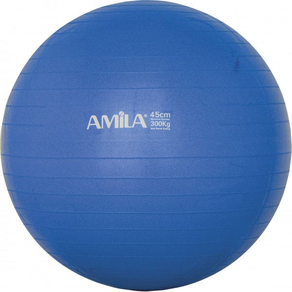 Amila Μπάλα Γυμναστικής GYMBALL 45cm Μπλε Bulk - 48085