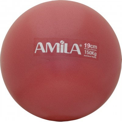 Amila Μπάλα Pilates 19cm. Κόκκινη. bulk - 48433