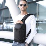 Τσαντάκι ώμου χιαστί crossbody Bange 7082 μαύρο