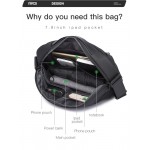 Τσαντάκι ώμου/crossbody Bange 7308 μαύρο