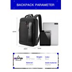 Σακίδιο πλάτης Αντικλεπτικό 24L Laptop 15,6” Bopai 751-006641A μαύρο