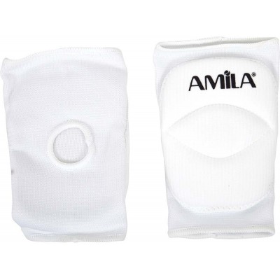 Amila Επιγονατίδα Volley με Foam Λευκή - 83131