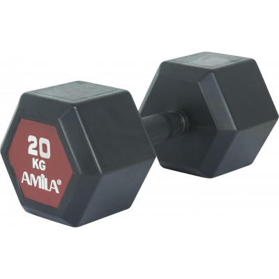 Amila Aλτήρας Εξάγωνος Original Rubber H - 20.0Kg - 90595