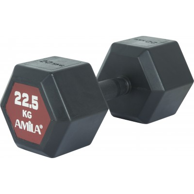 Amila Aλτήρας Εξάγωνος Original Rubber H - 22.5Kg - 90596