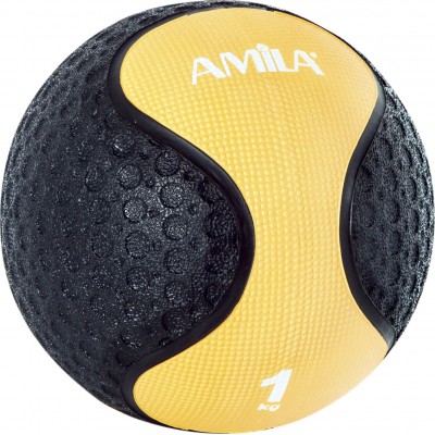 Amila Μπάλα Medicine Ball Rubber 1kg - 90701
