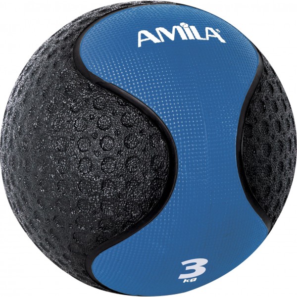 Amila Μπάλα Medicine Ball Rubber 3kg - 90703