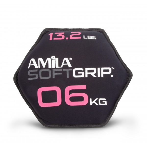 Amila 90753 Δίσκος Βαρίδιο Soft Grip 6Kg