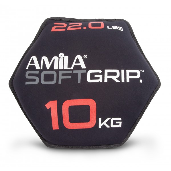 Amila 90755 Δίσκος Βαρίδιο Soft Grip 10Kg