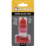 Fox Σφυρίχτρα  Sonic Blast CMG Safety Κόκκινη με Κορδόνι - 92030108