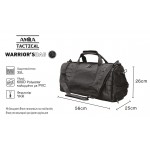 Σακίδιο Duffel 95349 AMILA Warrior's Bag, Μαύρο