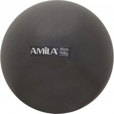 Amila Μπάλα Pilates 19cm. Μαύρη. σε κουτί - 95802