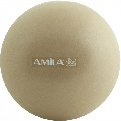 Amila Μπάλα Pilates 19cm. Χρυσή. bulk - 95804