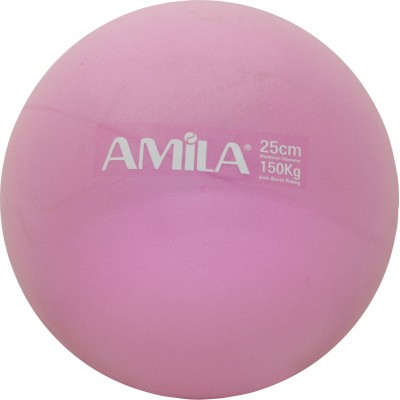 Amila Μπάλα Pilates 25cm. Ροζ. σε κουτί - 95817