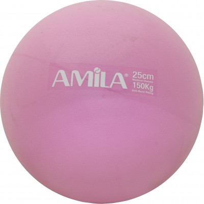 Amila Μπάλα Pilates. 25cm. Ροζ. bulk - 95820