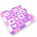 Σετ Παιδικό Δάπεδο Προστασίας Foam Puzzle Playmat με Περιφραγμένο Χώρο inSPORTline Burgino 30 x 30 x 1 εκ., 36 Τεμάχια 26513