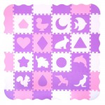 Σετ Παιδικό Δάπεδο Προστασίας Foam Puzzle Playmat με Περιφραγμένο Χώρο inSPORTline Burgino 30 x 30 x 1 εκ., 36 Τεμάχια 26513