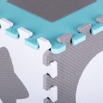 Σετ Παιδικό Δάπεδο Προστασίας Foam Puzzle Playmat με Περιφραγμένο Χώρο inSPORTline Burgino 30 x 30 x 1 εκ., 36 Τεμάχια 26514