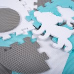 Σετ Παιδικό Δάπεδο Προστασίας Foam Puzzle Playmat με Περιφραγμένο Χώρο inSPORTline Burgino 30 x 30 x 1 εκ., 36 Τεμάχια 26514