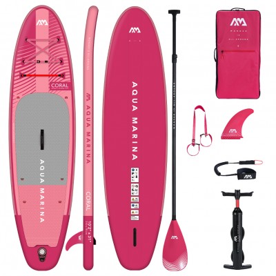 Aqua Marina Φουσκωτή Σανίδα SUP Coral Raspberry MOD-23 310cm - 28345