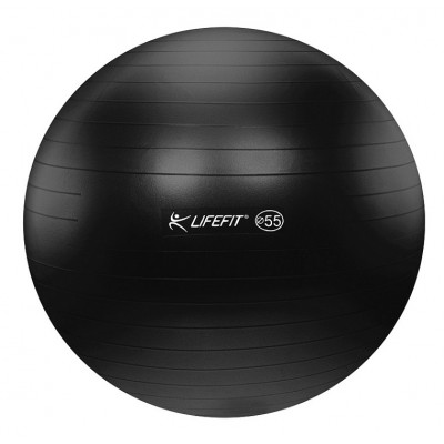 Life Fit Pro GymBall Επαγγελματική Μπάλα γυμναστικής 55cm Μαύρη F-GYM-55-21