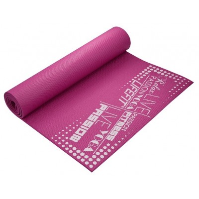 Life Fit Στρώμα γυμναστικής Yoga Mat SlimFit A02-07 Φούξια
