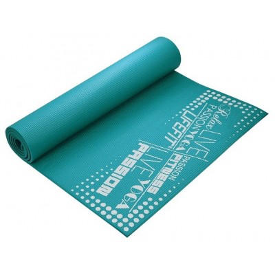 Life Fit Στρώμα γυμναστικής Yoga Mat SlimFit A02-04 Τυρκουάζ