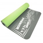 Life Fit Στρώμα γυμναστικής Yoga Mat Professional TPE02-01 Γκρι-Πράσινο