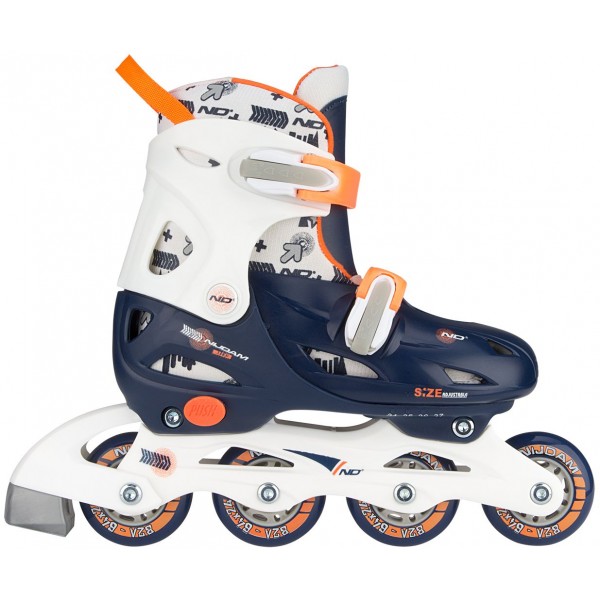 Nijdam Inline Skate Junior ρυθμιζόμενα 52SA-BWO