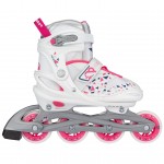 Nijdam Inline Skates ρυθμιζόμενα White Wedge N20AA04