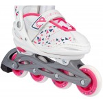 Nijdam Inline Skates ρυθμιζόμενα White Wedge N20AA04