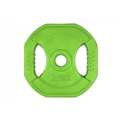 Power Force Δίσκος οκτάγωνος λάστιχο με χειρολαβές φ28 2,5kg