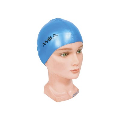 Amila Σκουφάκι Κολύμβησης Basic Μπλε Ανοιχτό 47012