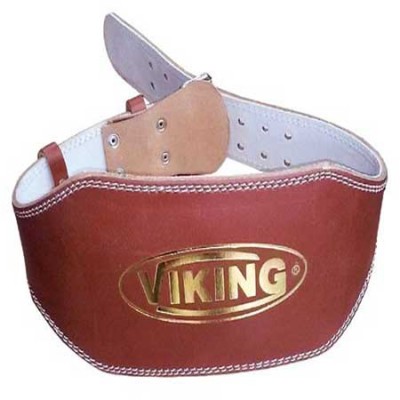 Viking Leather Weight Lifting Belt Ζώνη Μέσης Δερμάτινη GS-14203