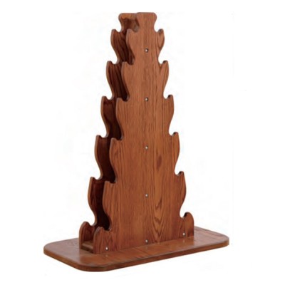 Viking Luxury Hotel Dumbbell Rack Ξύλινη Βάση Αλτήρων 106627