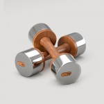 Viking Luxury Hotel Dumbbells Ξύλινοι αλτήρες 2x 5kg 106632