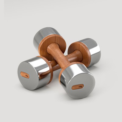 Viking Luxury Hotel Dumbbells Ξύλινοι αλτήρες 2x 1kg 106628